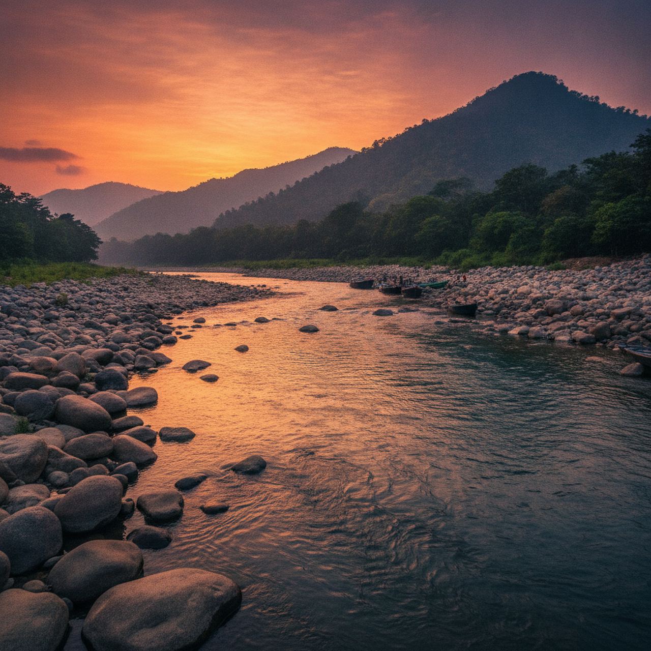 Jaflong — river destination in Bangladesh