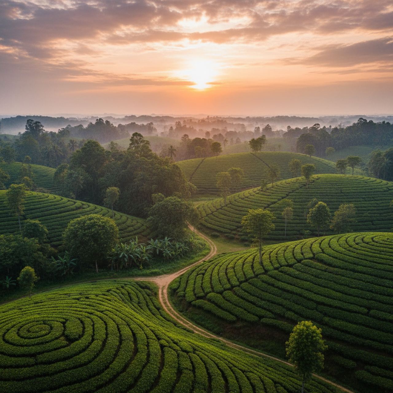 Srimangal Tea Gardens — forest destination in Bangladesh