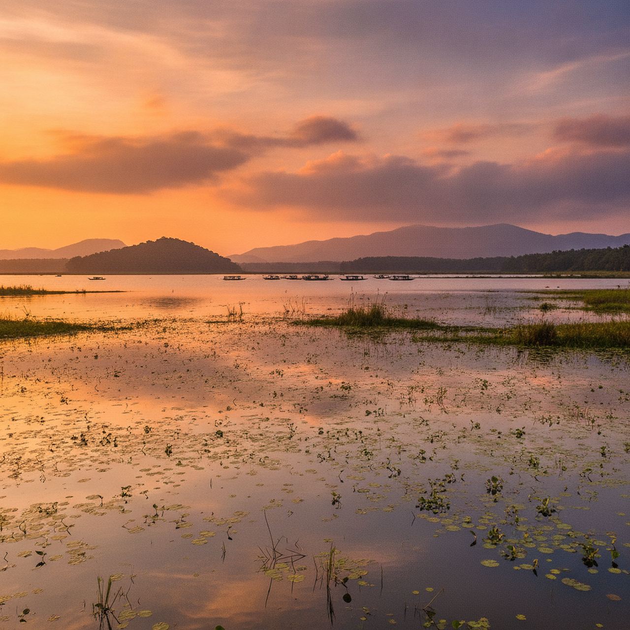 Tanguar Haor — lake destination in Bangladesh